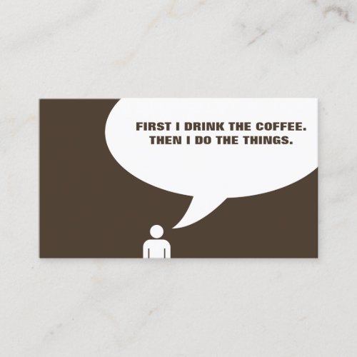 coffee memes punch card