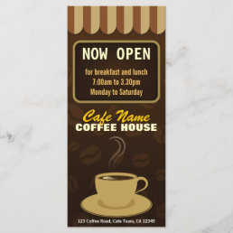 Coffee Menu Coffee Shop Coffee Cup Cafe Rack Cards