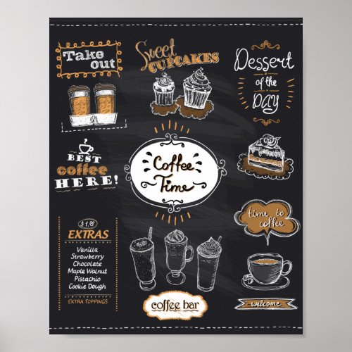 Coffee Menu Poster
