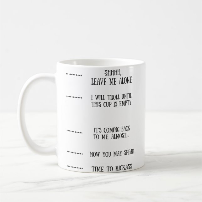 Coffee Meter Mug (Left)