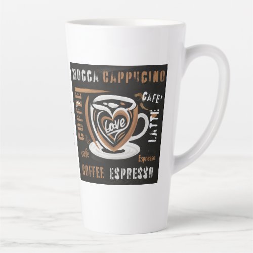 Coffee Mocca Cappucino Esspreso CafeLatte Latte Mug