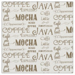 Coffee Mocha Espresso Cafe Latte Drink Names Fabric