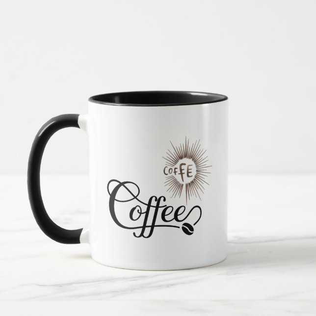 Coffee Monogram  Mug (Left)