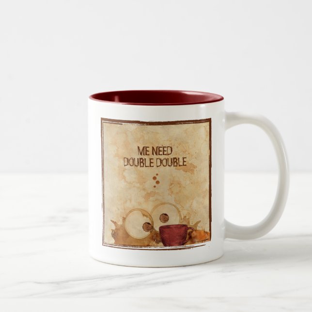 Coffee Monster - double double Coffee Mug (Right)
