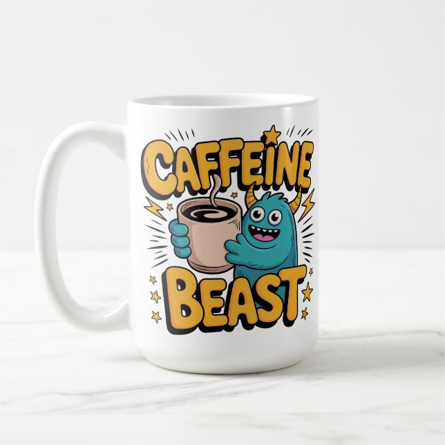 Coffee Monster Mug (Left)