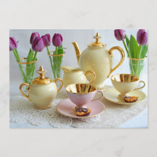 Coffee Morning Customizable Invitation Card