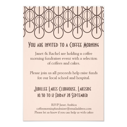 Coffee Morning Invitation Wordings 7