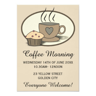 Coffee Morning Invitation Wordings 1