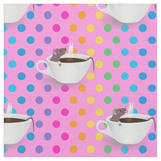 coffee mouse fabric