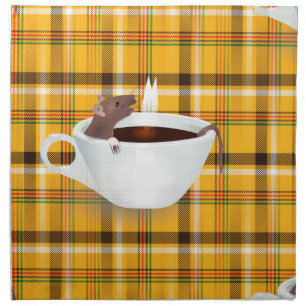coffee mouse napkin