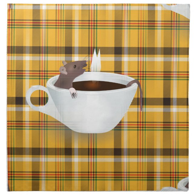 coffee mouse napkin (Front)