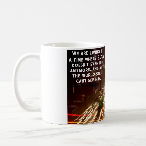 coffee mug about Satan and Jehovahs Witnesses 
