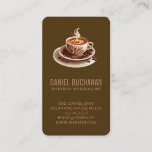 Coffee Mug Agriculture Logo Business Card