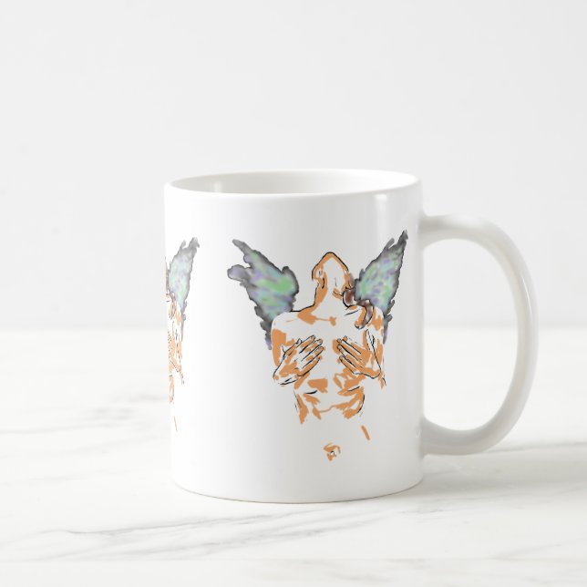 COFFEE MUG ANGEL WINGS (Right)