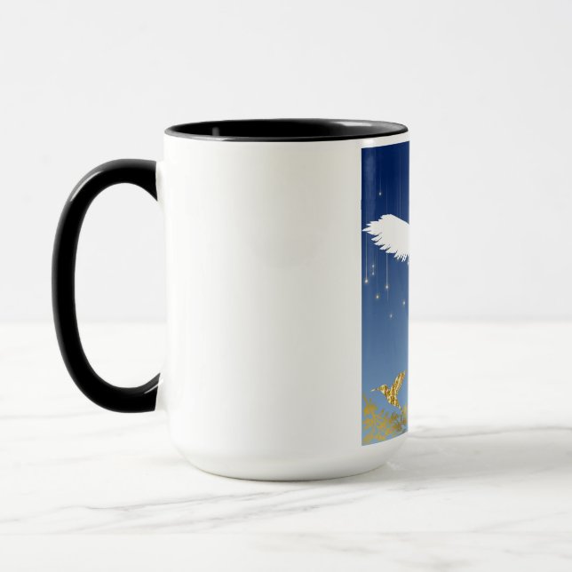 coffee mug: beautiful and gracious angels  mug (Left)