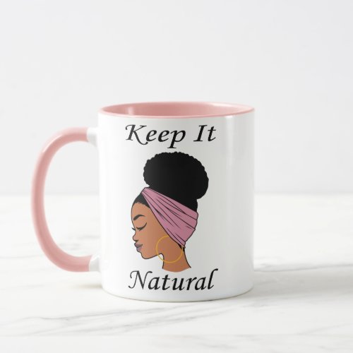 Coffee Mug _ Black Woman with Natural Hair