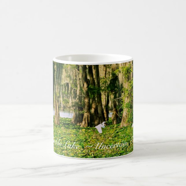 Coffee Mug - Caddo Lake Cypress & Bird-001 (Center)