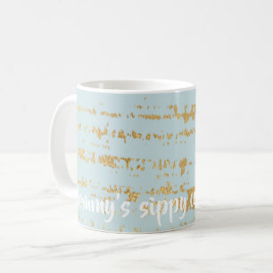 Coffee mug "Classic Gold/Blue Mommy's Sippy Cup"