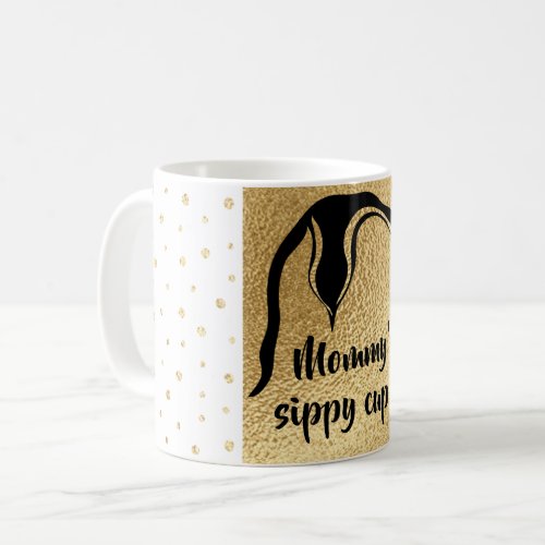 Coffee mug Classic Gold Mommy Penguin Sippy Cup