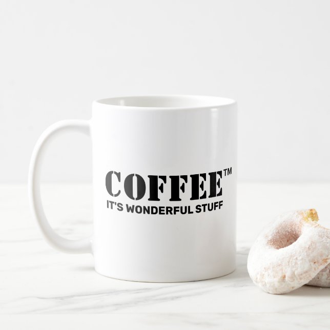 Coffee™ Mug (Customize It!) (With Donut)