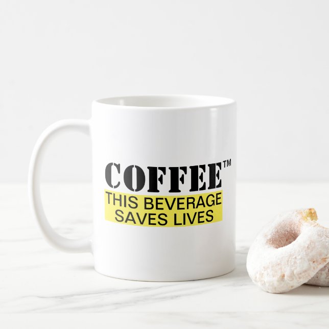 Coffee™ Mug (Customize It!) (With Donut)