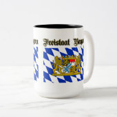 Coffee Mug displaying the Bavarian Coat of Arms (Front Right)
