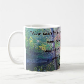 Coffee mug for the hunter w Genesis quote