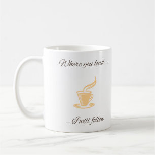 Coffee mug Gilmore Girls title where your lead