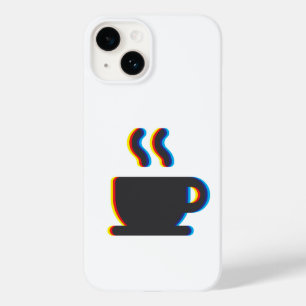 Coffee Mug Glitch Case-Mate iPhone 14 Case