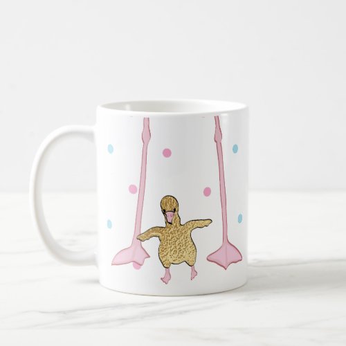 Coffee mug Gold Flamingo Mom  Baby Sippy Cup