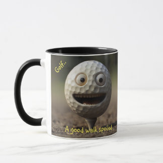 Coffee Mug Golfers, "A good walk spoiled"