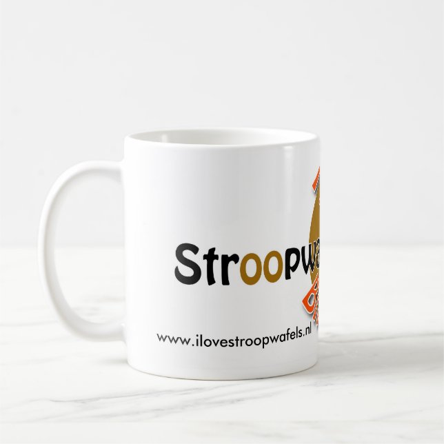 Coffee Mug I Love Stroopwafels (Left)