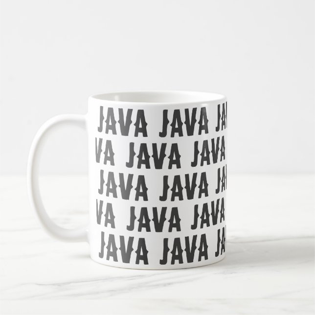 Coffee Mug "Java" Great Gift Idea (Left)