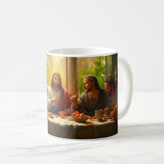 Coffee Mug Jesus Last Supper (Front Right)