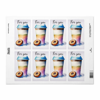 coffee mug label