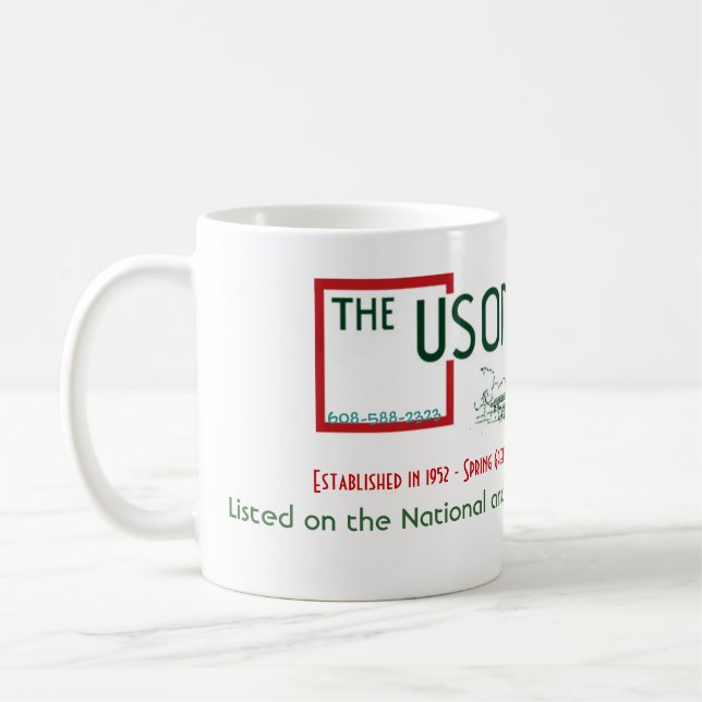 Coffee mug - lodging destination (Left)