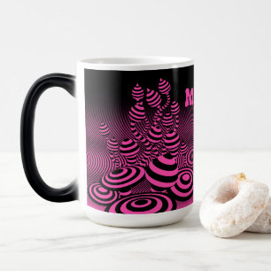 Coffee Mug Magic Mushroom geometric morphing.