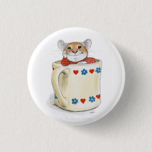 Coffee Mug Mouse Button (Front)