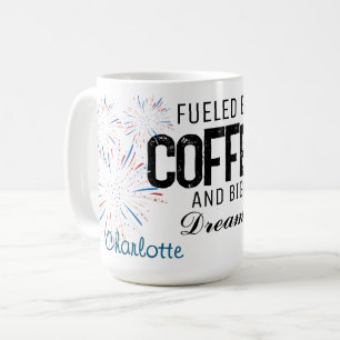 Coffee Mug Patriotic 4th of July Custom Name 