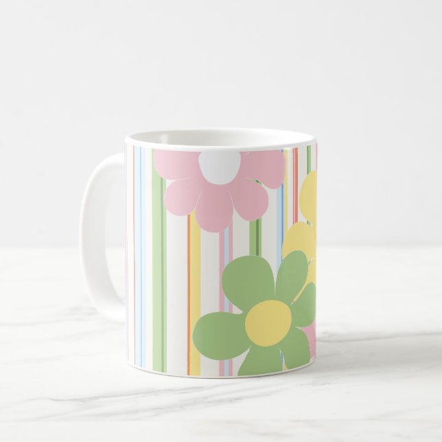 Coffee mug "Picnic Floral Mommy's Sippy Cup" (Front Left)