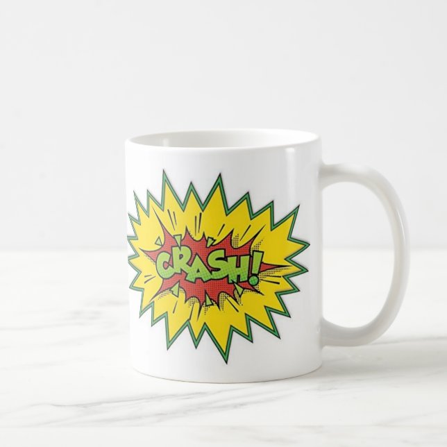 Coffee Mug - Pop Art Crash (Right)