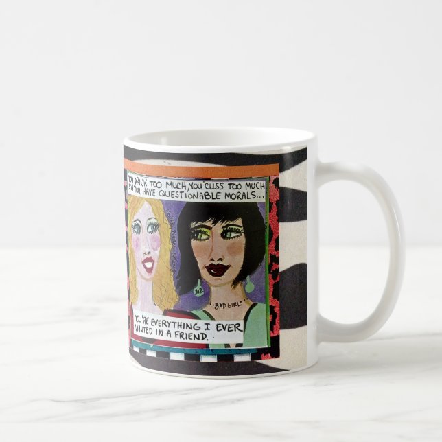 COFFEE MUG-QUESTIONABLE MORALS COFFEE MUG (Right)