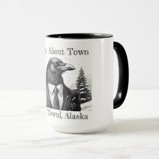 Coffee mug, Raven About Town - Customize town Mug