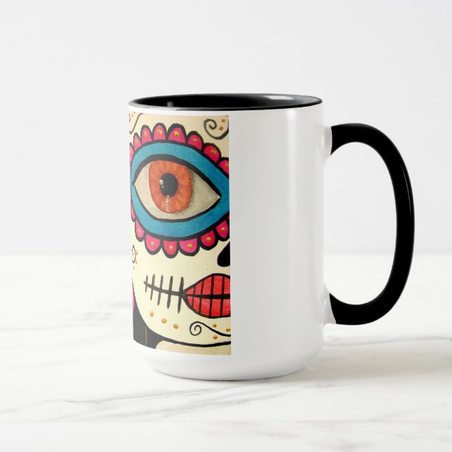 Coffee Mug "Rosa Mexicano"-Day of the dead (Right)