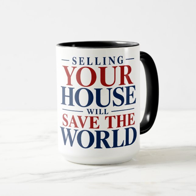Coffee Mug - Save the World (Front Right)