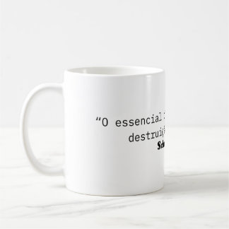 Coffee mug: Schumpeter's quote. Coffee Mug