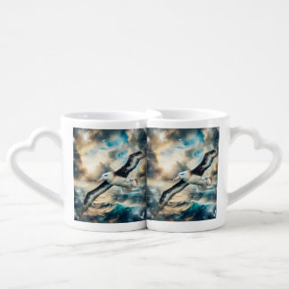 Coffee Mug Set Beautiful  Albatross Print