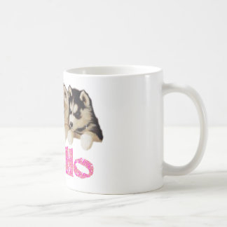COFFEE MUG SIBERIAN HUSKY PUPPIES