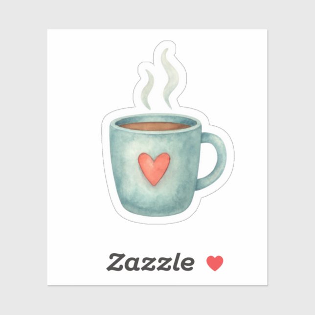 Coffee Mug  Sticker (Sheet)
