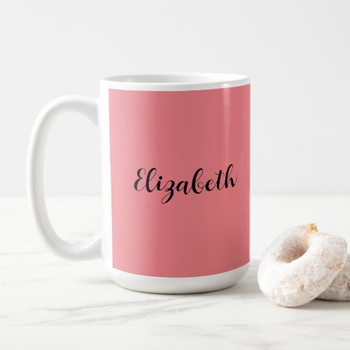 Coffee Mug Template Add Your Typed Name